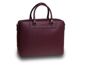 Valentini Addison leather briefcase