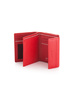 Portfel damski Valentini Black & Red Diamond 264 czerwony
