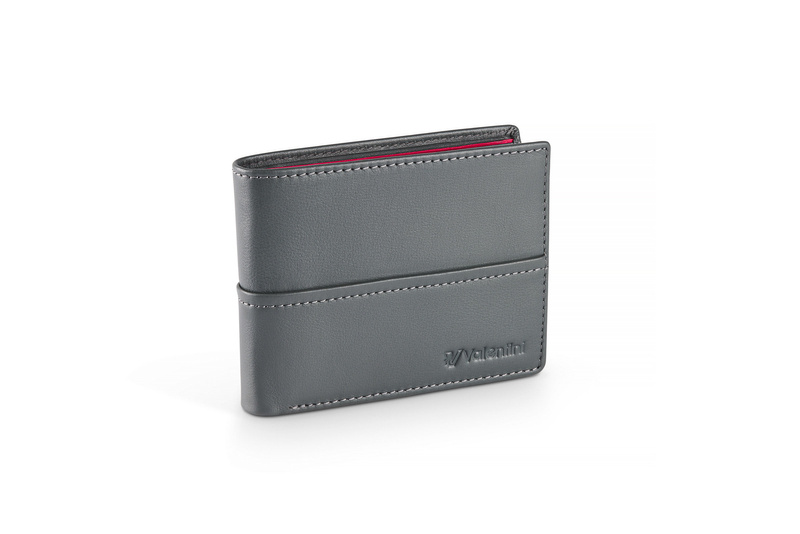 Portfel męski Valentini Black&Red Diamond 274 szary