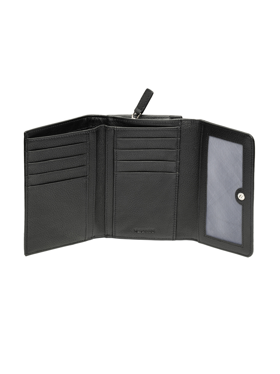 Portfel damski Valentini Metallic P62 czarny