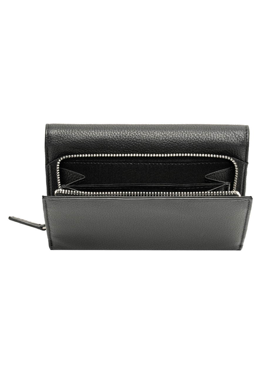 Portfel damski Valentini Metallic P62 czarny
