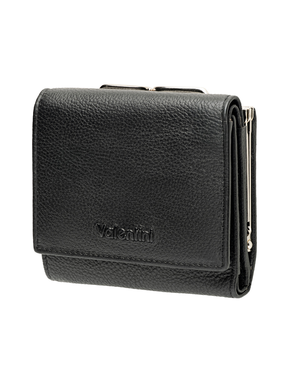 Portfel damski Valentini Metallic 446 czarny