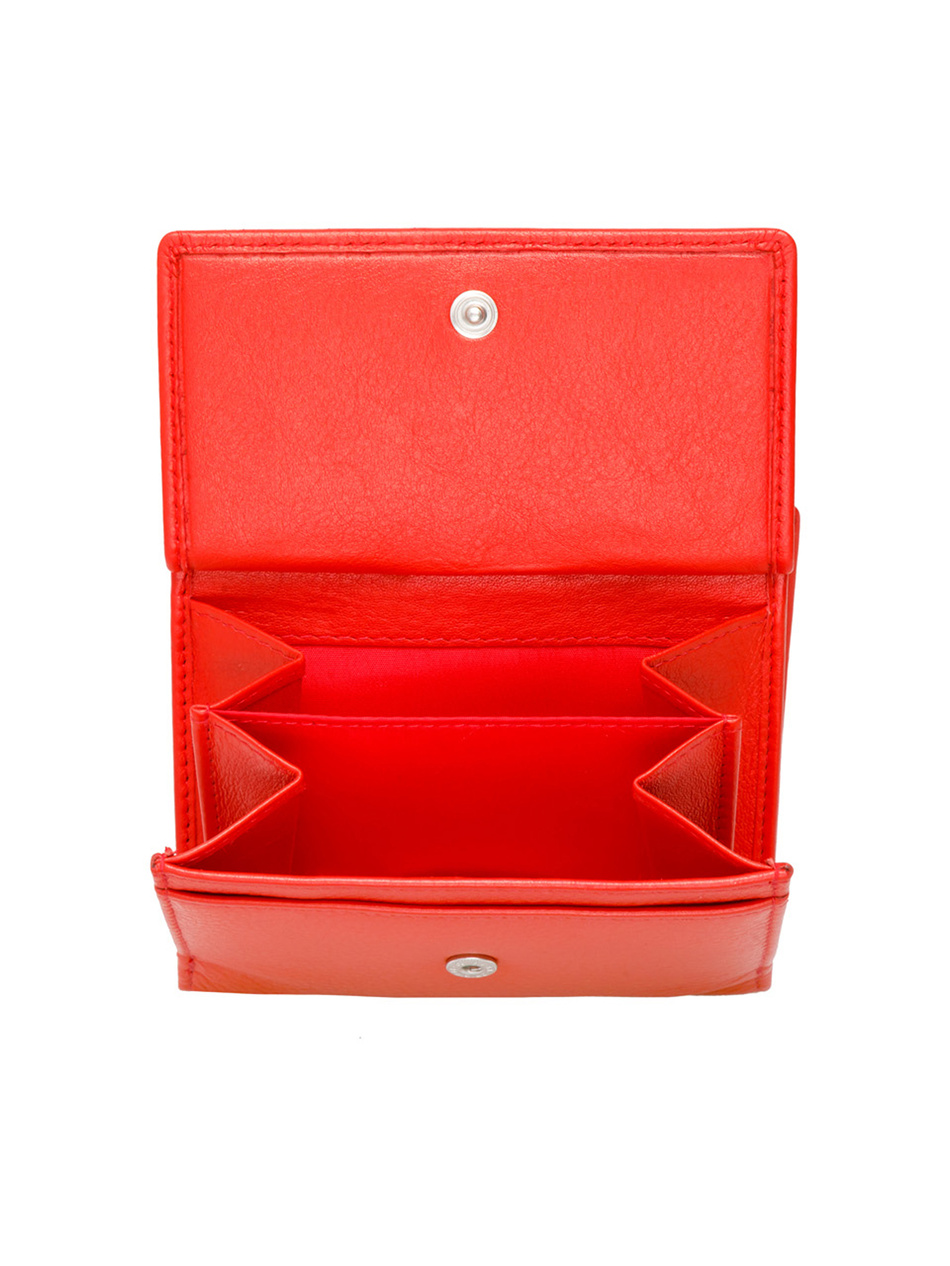 Portfel damski Valentini Metallic 447 czerwony