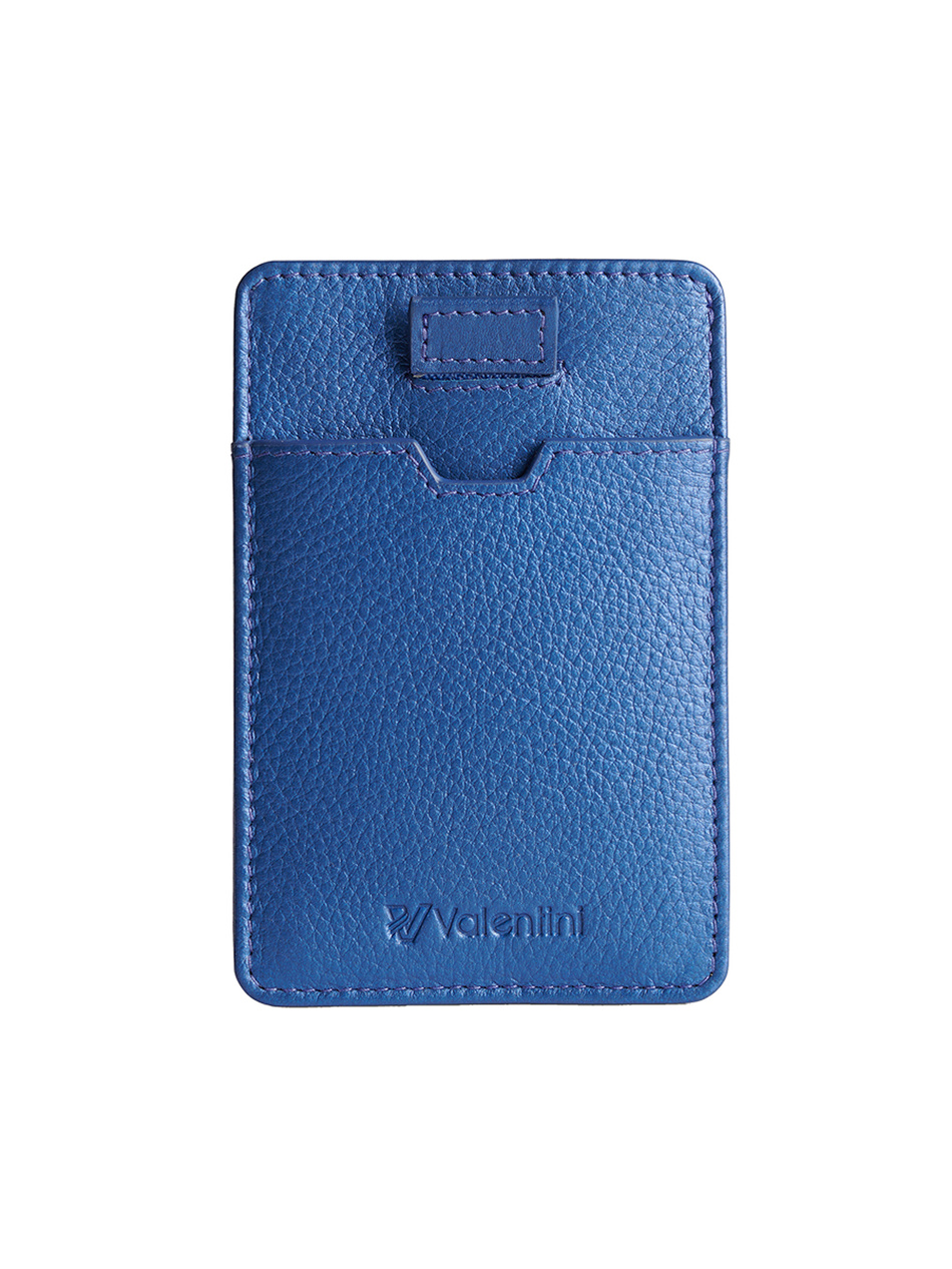 Etui na karty i dokumenty Valentini Metallic 014 niebieskie