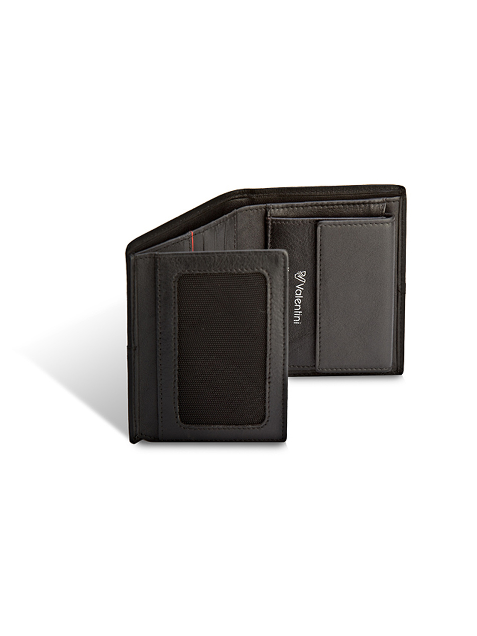 Portfel męski Valentini Black & Red Diamond 115 czarny