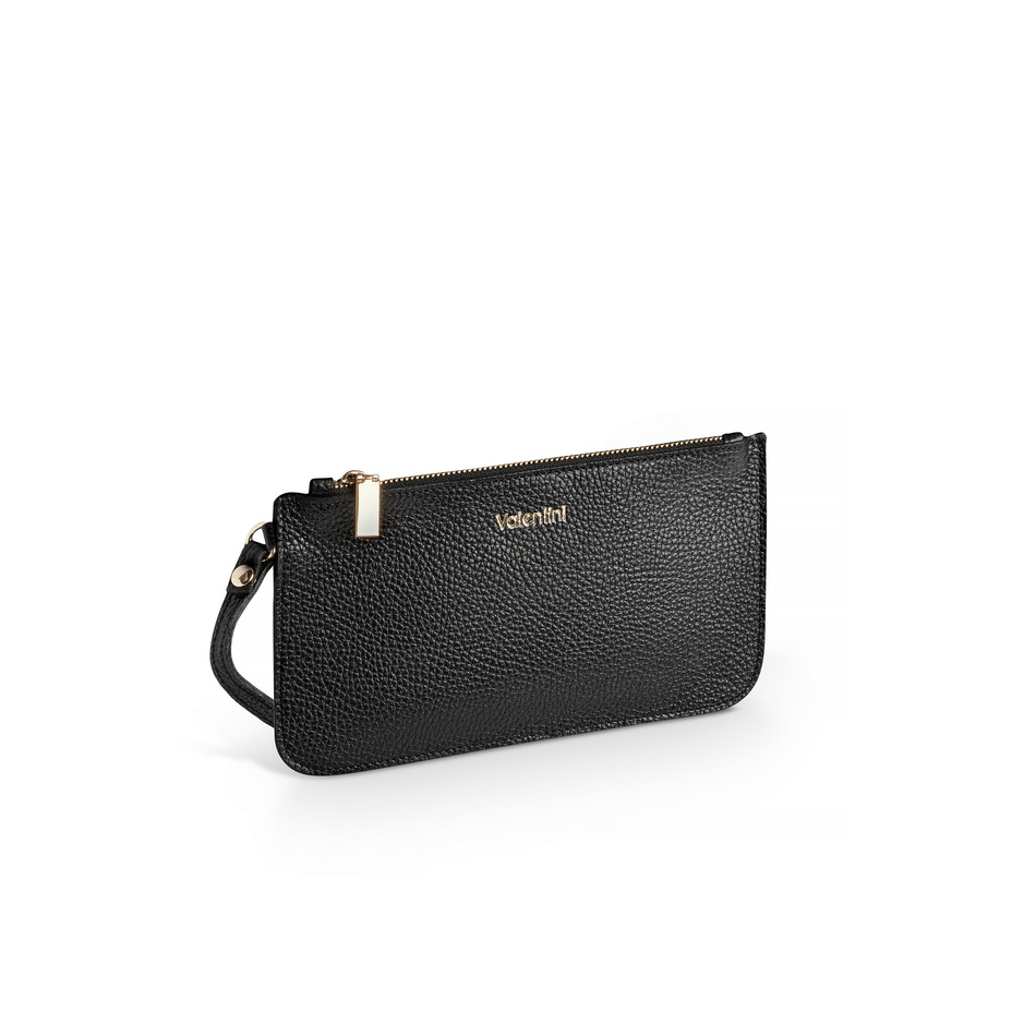 Shopper skórzany Paola czarny