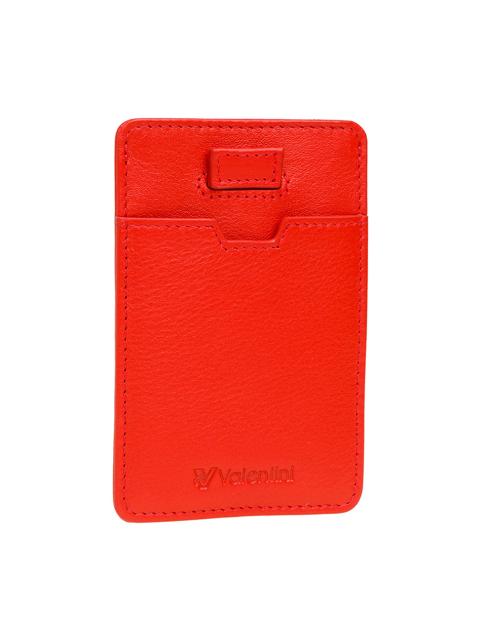 Etui na karty i dokumenty Valentini Metallic 014 czerwone
