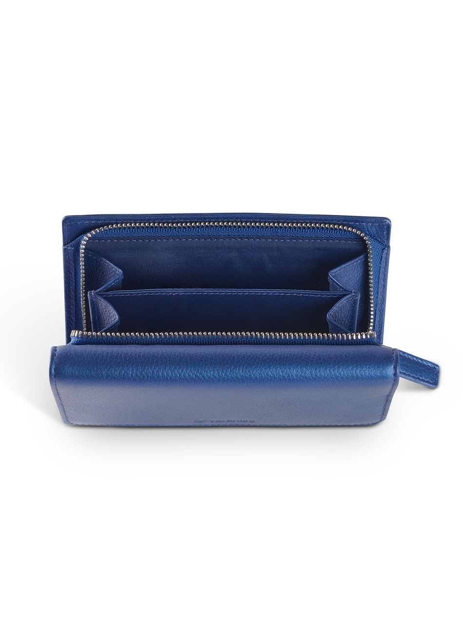 Portfel damski Valentini Metallic P62 niebieski