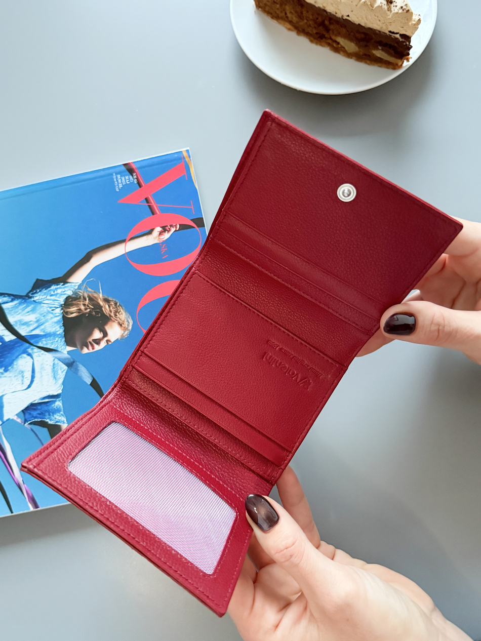 Portfel damski Valentini Caimani 128 burgundowy