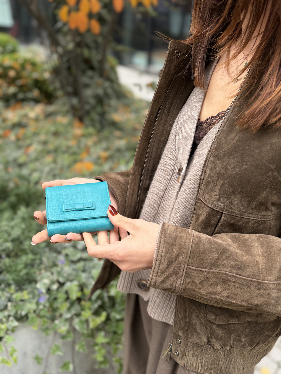 Portfel damski Valentini Bow 446 zielony