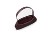 Torebka skórzana Valentini Cadence bordowa