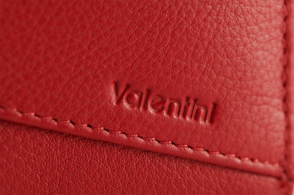 Portfel damski Valentini Prism P62 czerwony