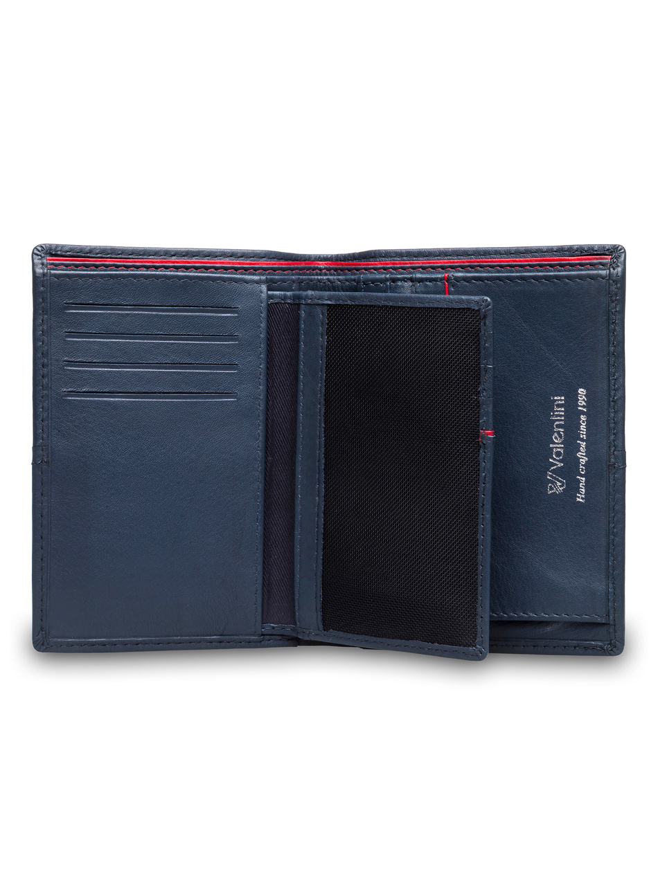 Portfel męski Valentini Black & Red Diamond 265 granatowy