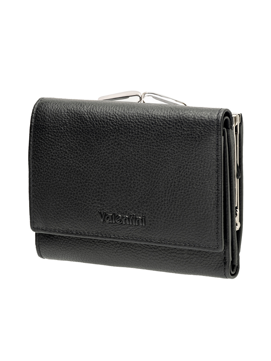 Portfel damski Valentini Metallic 445 czarny