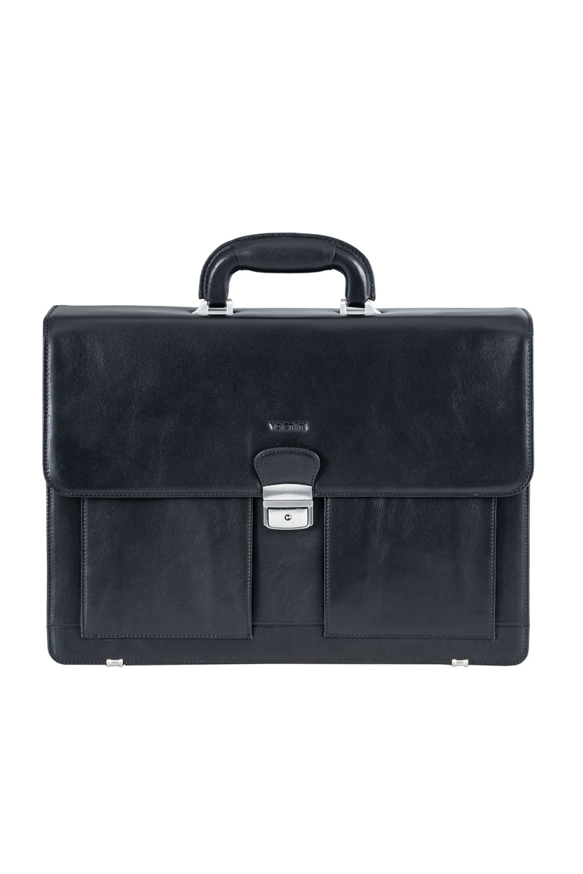 Teczka skórzana Valentini Ambassador 606 czarna