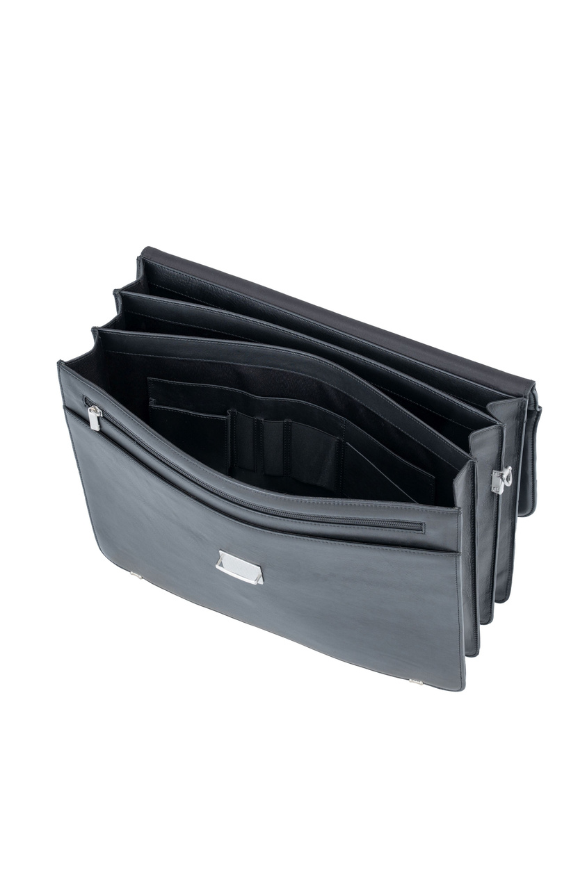 Teczka skórzana Valentini Ambassador 605 czarna