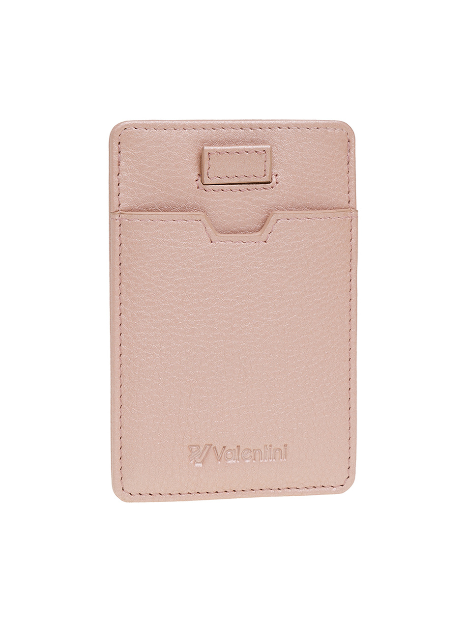 Etui na karty i dokumenty Valentini Metallic 014 pudrowy róż