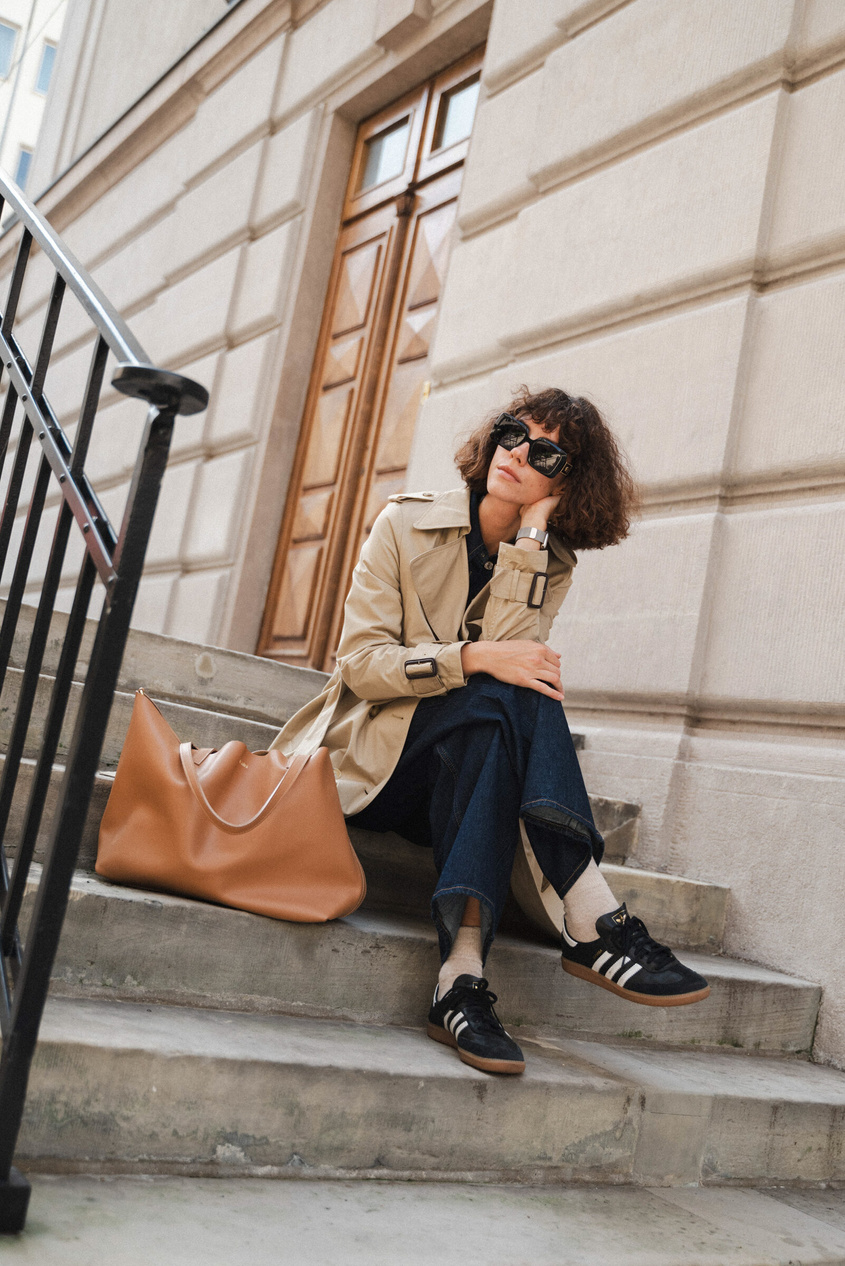 Shopper skórzany Paola karmelowy