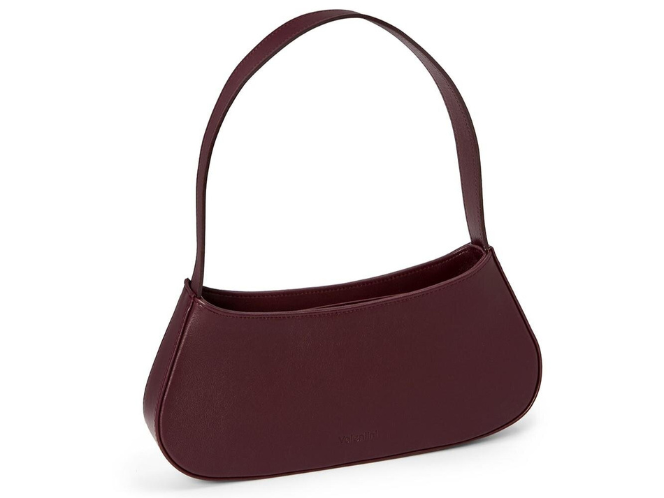 Torebka skórzana Valentini Cadence bordowa