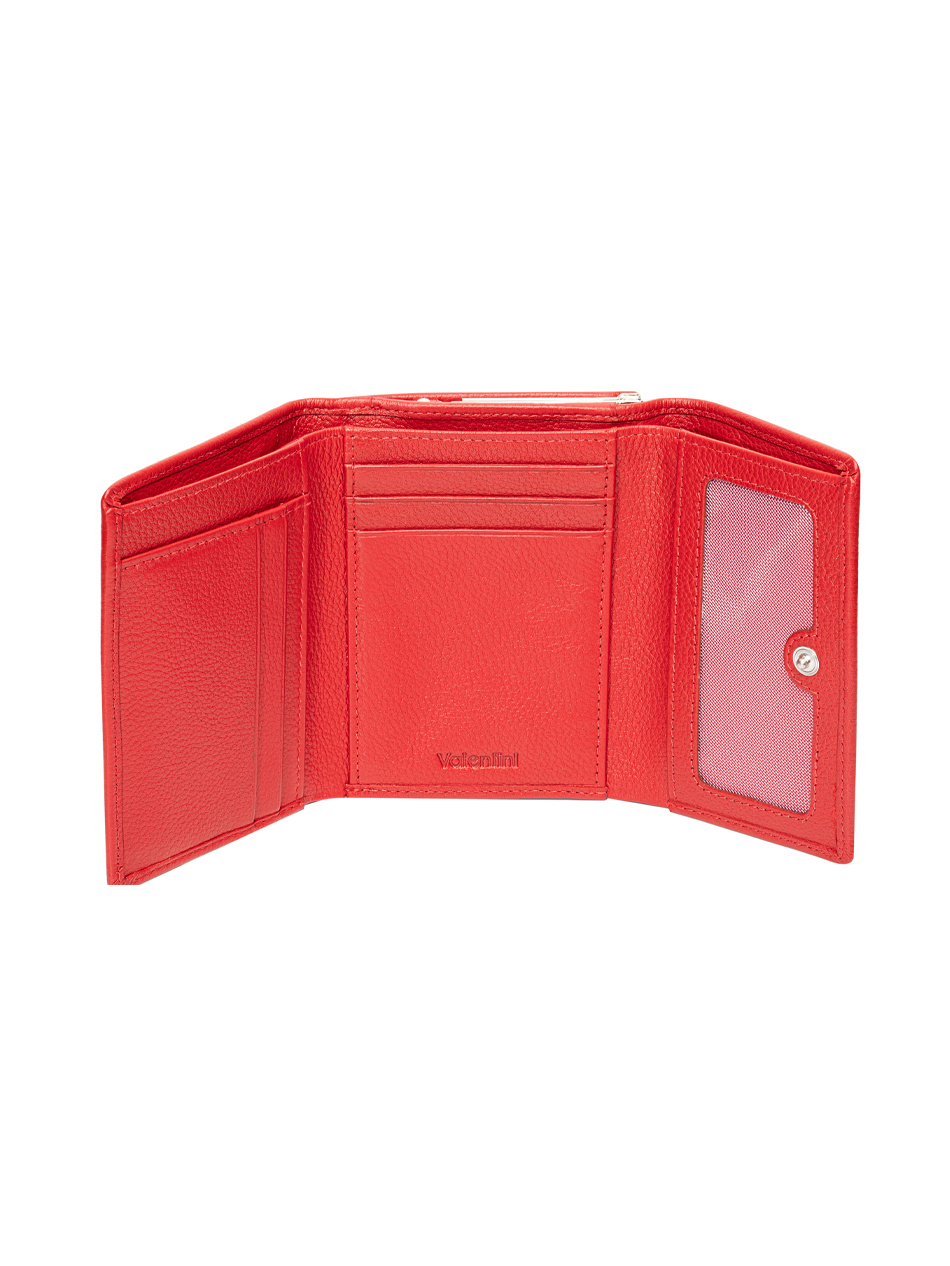 Portfel damski Valentini Metallic 445 czerwony