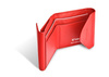 Damski portfel Valentini Black & Red Diamond 417 czerwony
