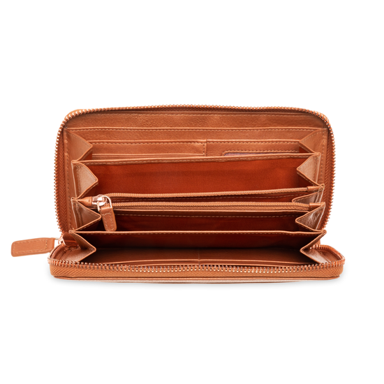 Portfel damski Valentini Metallic 820 miedziany