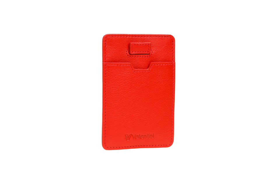 Etui na karty i dokumenty Valentini Metallic 014 czerwone