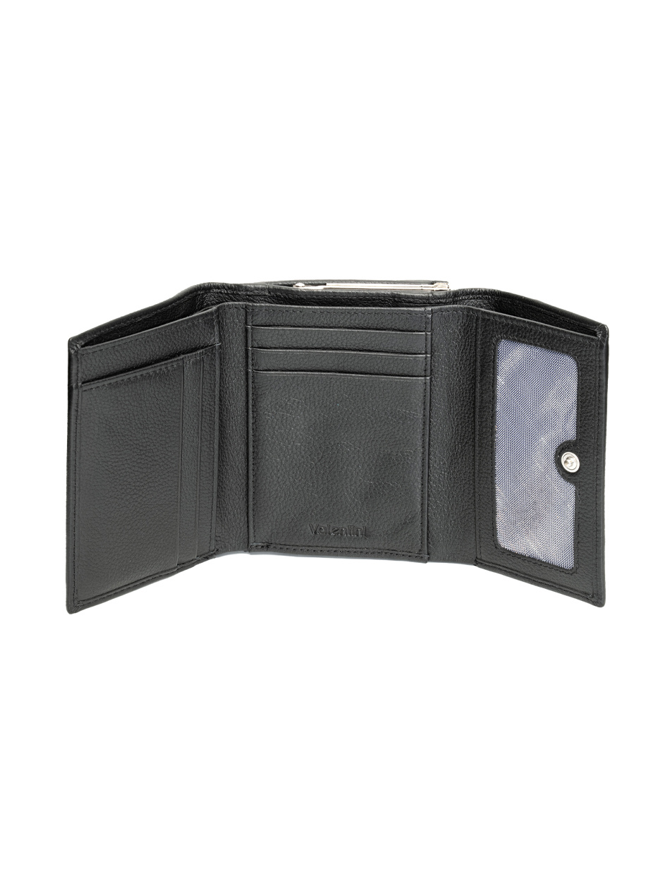 Portfel damski Valentini Metallic 445 czarny