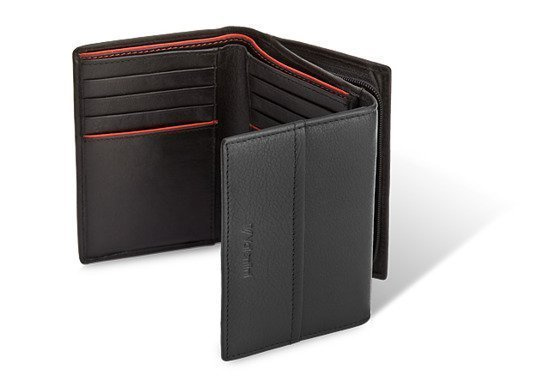 Damski portfel Valentini Black & Red Diamond 263 czarny